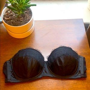 Adore Me Satin/lace strapless bra